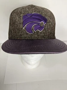 K-State hat strapback Kansas Wool cap purple unique Zephyr premium quality NWT - Picture 1 of 12