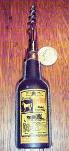 vintage corkscrew white horse blended scotch whiskey unique whiskey corkscrew - Picture 1 of 3