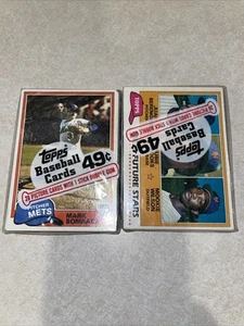 Paquete de béisbol 2 dos Topps 1981/82 sellado de fábrica, como nuevo - Imagen 1 de 6