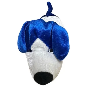 Juguete de peluche Goffa para perro blanco azul de 5 pulgadas peluche para cachorro suave flojo aterciopelado - Imagen 1 de 10