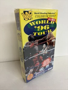 WWF World Tour 1996 VHS FACTORY SEALED Coliseum Video STONE COLD BRET HART - Picture 1 of 6