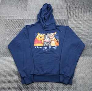 Disneyland Resort Pooh Tigger Eeyore Blue Hoodie Adults- Medium - Picture 1 of 17