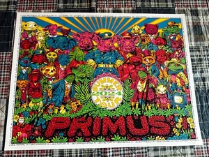 Primus Summer 2024 VIP Tour Show Edition Original Band Signed Todd Slater - Picture 1 of 7
