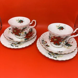 2er SET ROYAL ALBERT TEETASSEN TRIOS - 6 STÜCK 1976 ENGLAND - Bild 1 von 14