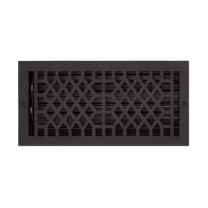 Registratore da parete in ghisa stile antico ferramenta firmata SH551059BPC 6" x 12" - Foto 1 di 15