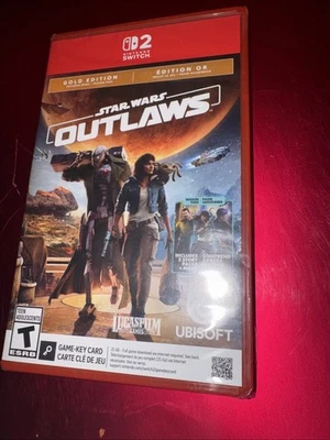 Star Wars Outlaws for Nintendo Switch 2 ~Gold Edition~ Game Key Card **SEALED** - Image 1 of 4