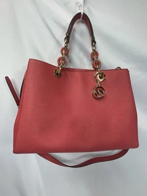 BOLSO CARTERA MICHAEL MICHAEL KORS CYNTHIA MD CUERO GENUINO SANTAMA nuevo Foto 1 de 4