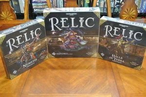 RELIC Board Game with NEMESIS & HALLS OF TERRA Expansions NEW & SEALED - Picture 1 of 1