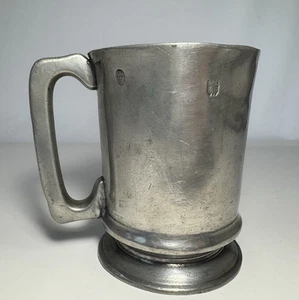 Antigua jarra victoriana de pinta de peltre de 1825, sello de Jorge IV, base inscrita - Imagen 1 de 17