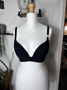 New Look Black Plunge Bra – Size 34D (EU 75D) – New - Picture 1 of 8