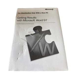 Vintage - Getting Results with Microsoft Word 97 New Sealed *READ* - Afbeelding 1 van 4