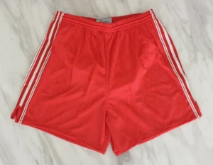 Puma Vintage Red Shiny Football Running Nylon 80s Short Racing 90s Sport M - Picture 1 of 7