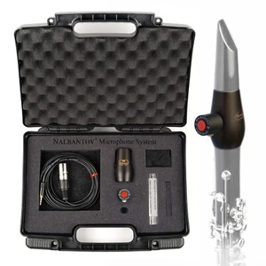 Clarinet Microphone Nalbantov NCM 8X SC set+NK5 for Buffet Crampon R13 Prestige - Picture 1 of 12