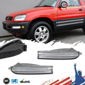 Luces delanteras de giro para 1996-1997 Toyota Rav4 Rav 4 lentes transparentes izquierda y derecha - Imagen 1 de 8