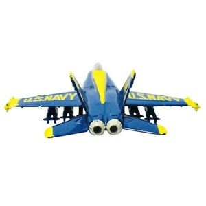Simulation Fighter Navy Blue Angels F/A-18 Hornet Fighter Jet Die Cast Model - Imagen 1 de 11
