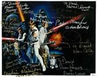 Star Wars Multiple Cast Hand Signed 10 X 8" Photo - Rare !!! 6 Actors Now Rip !