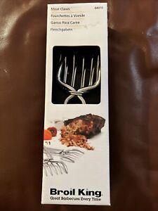 NEW NIB Broil King 64070 Pork Meat Claws, Stainless Steel Kitchen Tools