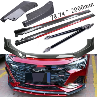 For Chevrolet Traverse Fiber Front Lip Chin Bumper+Body Kit Side+Skirt Rear Foto 1 de 4