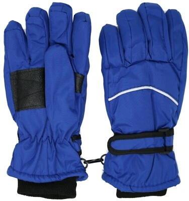 Guantes cálidos de invierno para nieve y esquí para niños - carcasa térmica y palma de cuero sintético Foto 1 de 2