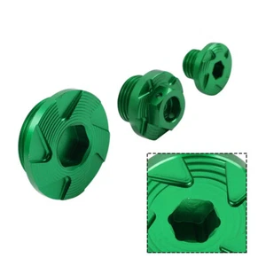 Engine Timing Oil Filter Plugs Screw Bolt Set Fit Kawasaki KX250/450 KLX450R - Picture 1 of 11