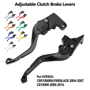 Palanca de freno de embrague CNC para Honda CBR1000RR/FIREBLADE 2004-2007, CB1000R 2008-2016 - Imagen 1 de 26