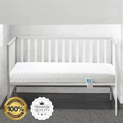 Cot Bed Mattress for MotherPlus- Quilted & Thick - 120x60cm & 140x70 - Image 1 of 4