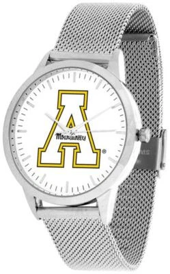 Reloj de pulsera Appalachian State Watch de malla plateada Foto 1 de 4