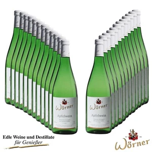 (3,83€/l) Apfelwein 24x1Ltr. Fruchtwein eigene Herstellung WEINGUT WÖRNER - Bild 1 von 10