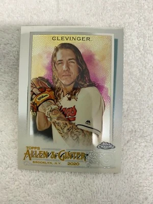 2020 TOPPS CHROME ALLEN & GINTER MIKE CLEVINGER #246 - Image 1 of 2