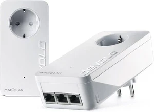 devolo Magic 2 LAN triple Starter Kit, LAN Powerline Adapter, bis zu 2.400 Mbit/ - Afbeelding 1 van 2