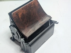 Portavasos plegable con moldura de madera delantera Mercedes E300 E320 E430 W210 1996-2003 OEM - Imagen 1 de 14