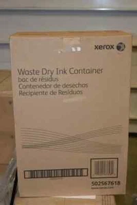 New Xerox Waste Dry Ink Container 3 Per Box Residue Bin White 502Ss67618 - Picture 1 of 4