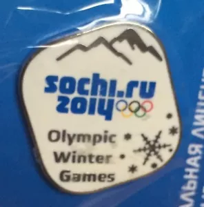 Official Sochi 2014 Olympic Winter Games Pin - Picture 1 of 3