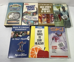 Lot Of 7 VHS Movies, Sports Related-Ski, Health, Golf, Follies - Picture 1 of 3