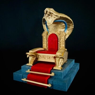 Custom Cobra Commander Throne (Red) for 3.75 inch (1:18) Figure Diorama - Image 1 of 4