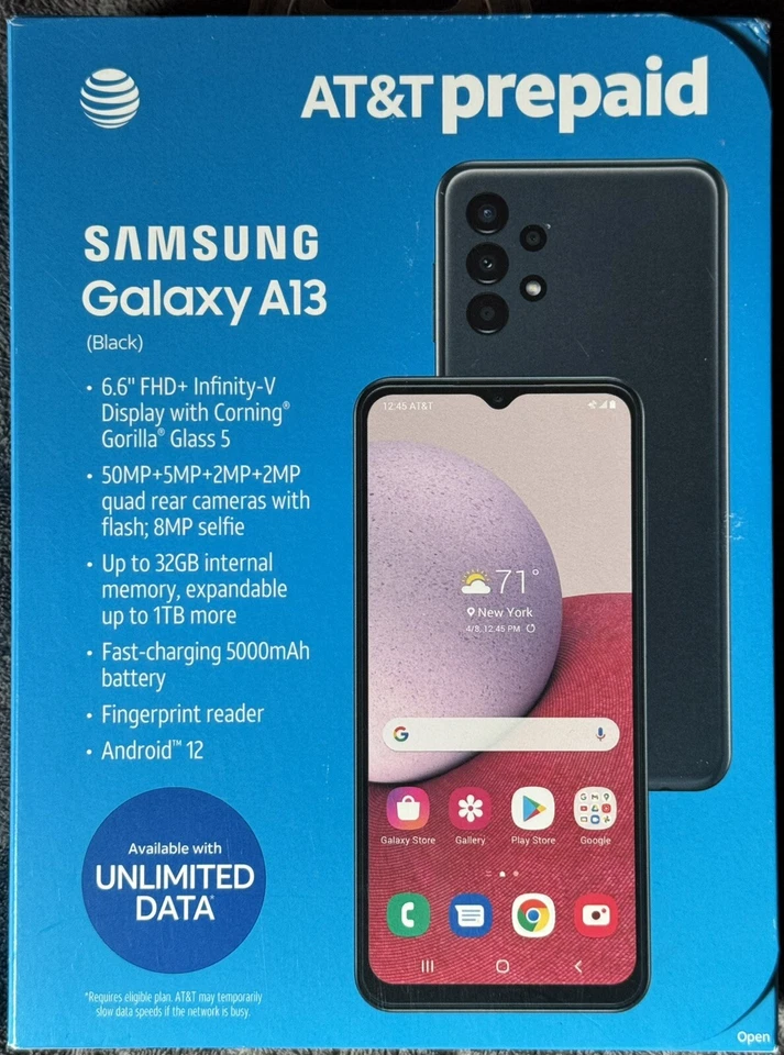 Samsung Galaxy A13 - 32 GB - Black (AT&T)
