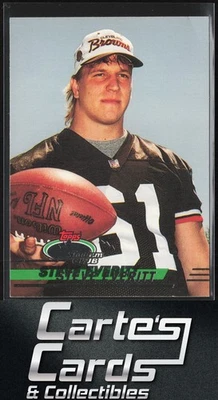 Steve Everitt 1993 Topps Stadium Club #134 Cleveland Browns Misaligned Foil RC - Image 1 of 2