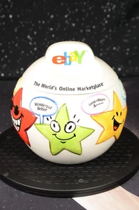Tarro de galletas raro vendedor de estrellas de eBay mercado en línea nuevo en caja - Imagen 1 de 9
