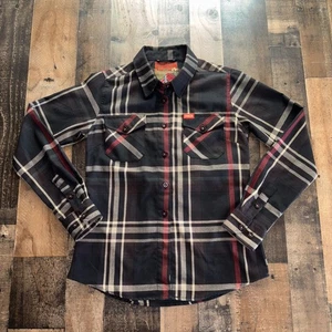 Camisa a Cuadros Dixxon Flannel Co Para Mujer Mediana Haymarket Con Botones Pequeña - Imagen 1 de 7