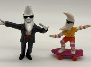 Set Of 2 McDonald's Happy Meal Toys Mac the Moon Man - Picture 1 of 14