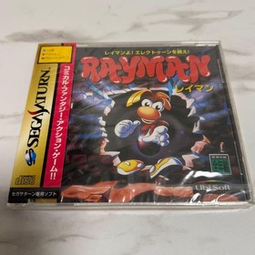 Rare Ss Rayman Sega Saturn