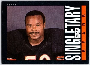 1985 Topps #34 - Mike Singletary Chicago Bears (ENM) *HGCARDS* - Bild 1 von 2