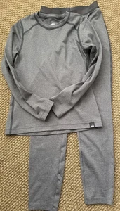 Youth Kids REI 2 Piece Baselayer Outfit Set Gray sz M 10-12 - Picture 1 of 8