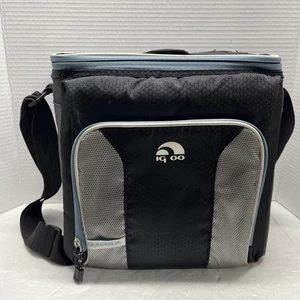 Vintage Igloo Maxcold # 1402159 Black And Blue Color 11" Tall 11" L W/Strap - Picture 1 of 14