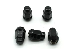 TMAX 20 pc Black Chrome 12mm x 1.50mm Bulge Acorn Lug Nut Wheel Lock Set - Picture 1 of 3