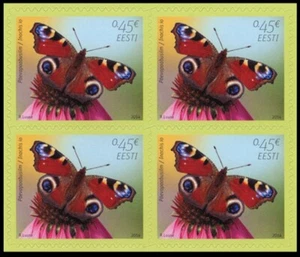 Briefmarke ESTLAND 2014 - Der europäische Pfauenfalter / 570-02.05.14  - Bild 1 von 2