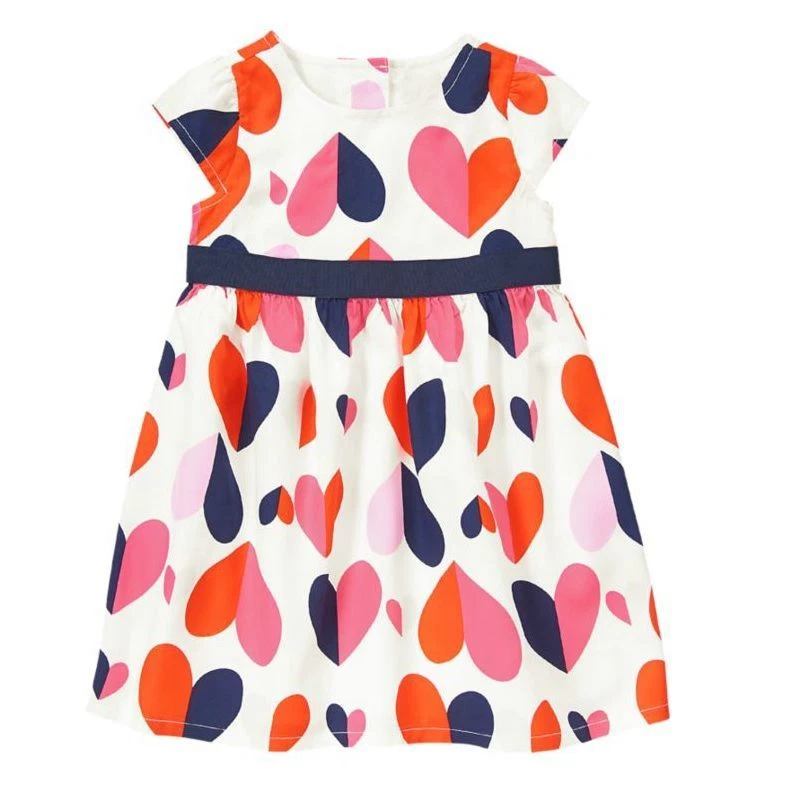Gymboree Prep Perfect white heart dress New NWT girls 18 24 M pink red blue - Image 1 of 1