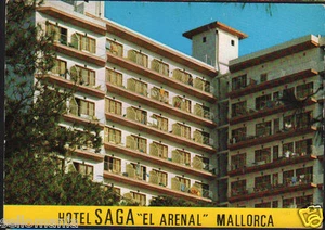 POSTAL HOTEL SAGA EL ARENAL MALLORCA BALEARES POSTCARD POSTKARTE CC02958 - Imagen 1 de 1