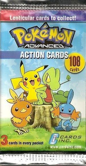 Pokemon Advanced Action Card Lenticular Choose Your Card NM - Image 1 of 1