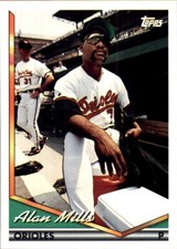 1994 Topps SPANISH BILINGUAL #324 Alan Mills BALTIMORE ORIOLES